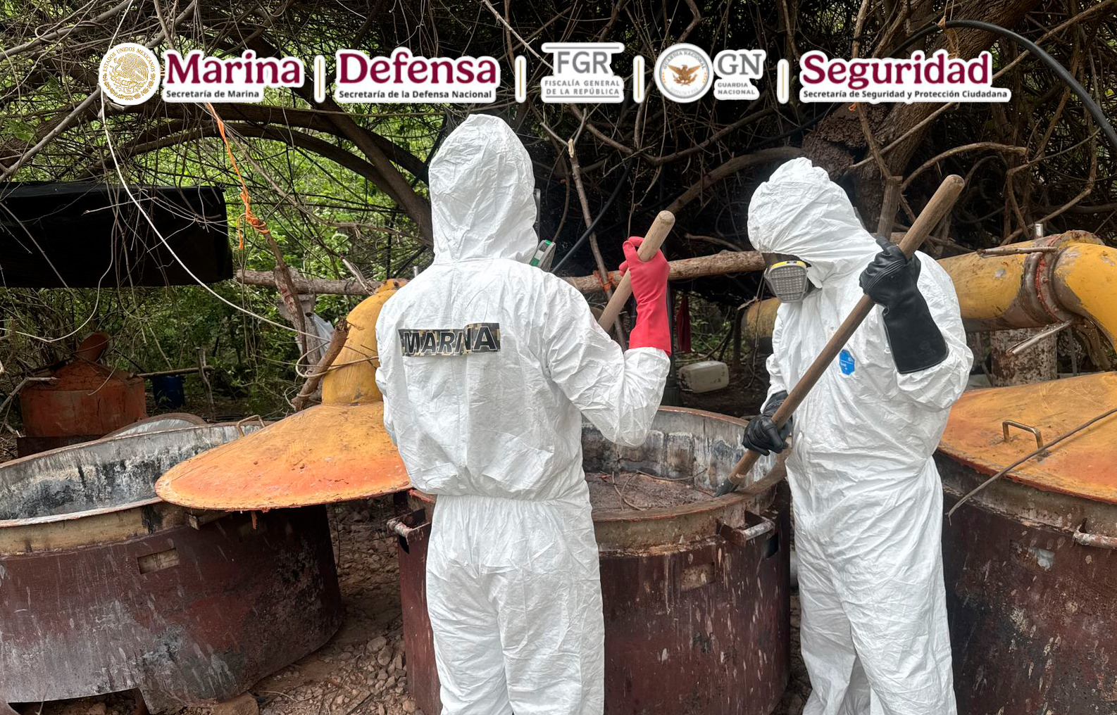 En Culiacán, neutralizan laboratorio para la fabricación de drogas sintéticas